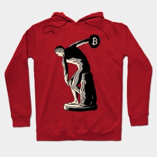 discobolus bitcoin art, future of digital money Hoodie